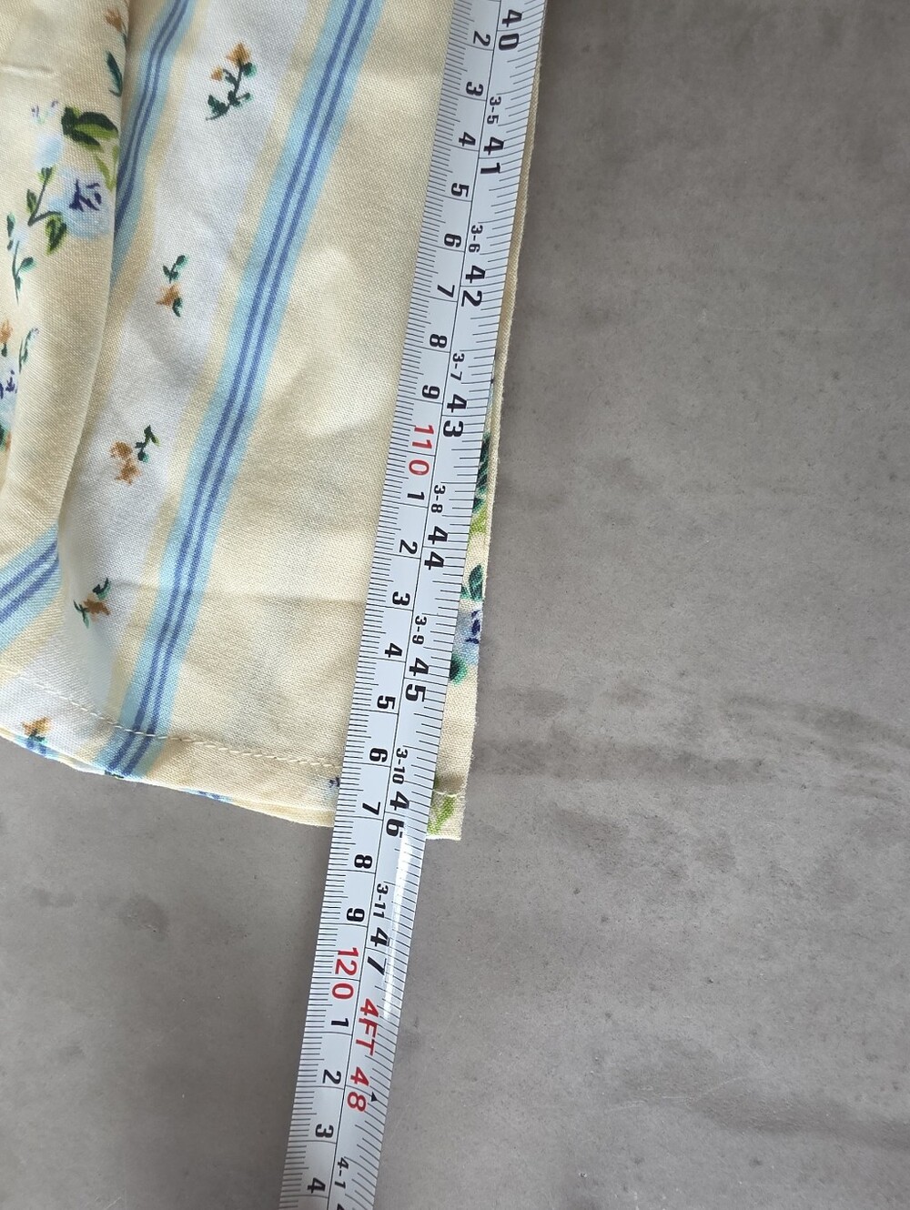 Patrons of Peace ($128) Smocked Floral Stripe Midi Dress Boho Cottagecore NWT - Picture 7 of 8